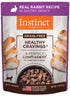 Instinct Healthy Cravings Grain Free Real Rabbit Recipe Natural Wet Cat Food Topper