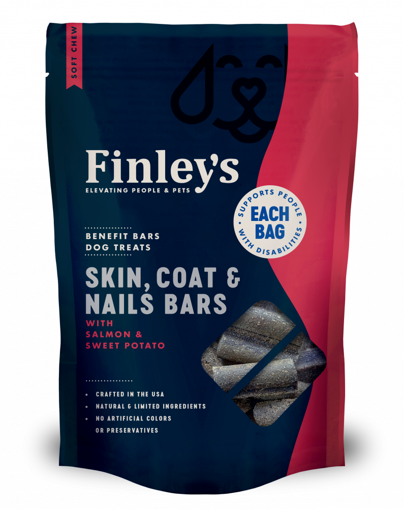 Finleys Skin, Coat, & Nails Soft Chew Benefit Bars