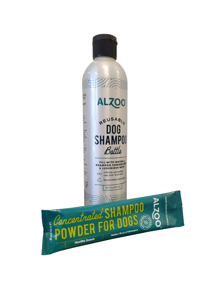 Alzoo Sustainable Concentrated Powder Shampoo Bottle