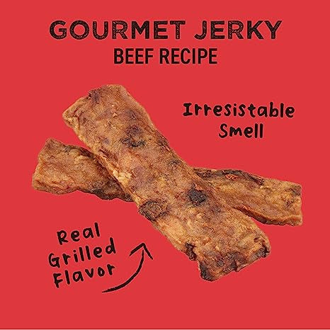 Cloud Star Wag More Bark Less Jerky Grain Free Texas BBQ Beef Dog Treats