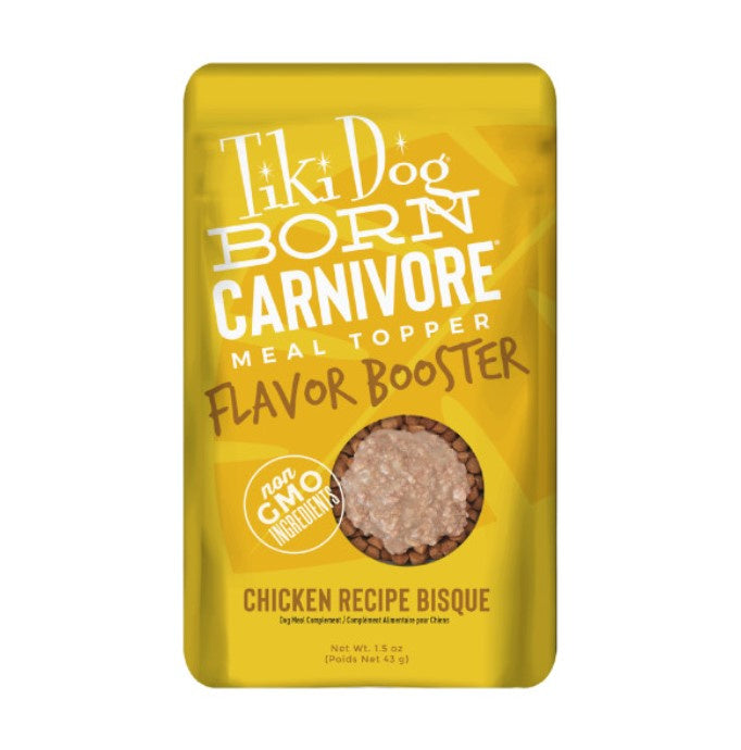 Tiki Dog Born Carnivore Flavor Booster Chicken Wet Dog Food Topper