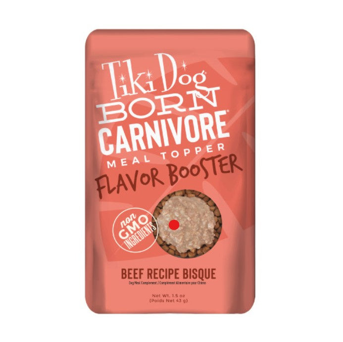 Tiki Dog Aloha Petites Flavor Booster Bisque Toppers Beef