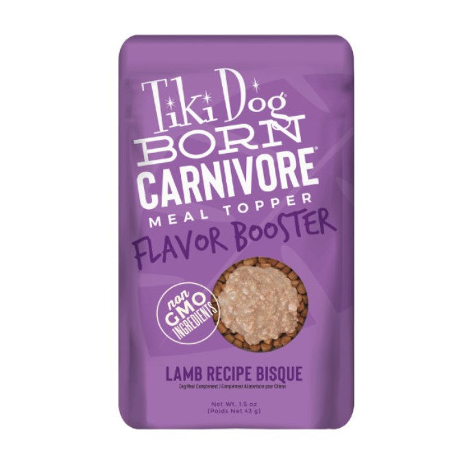 Tiki Dog Born Carnivore Flavor Booster Lamb Wet Dog Food Topper