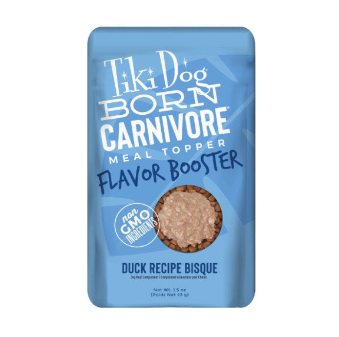 Tiki Dog Aloha Petites Flavor Booster Bisque Toppers Duck
