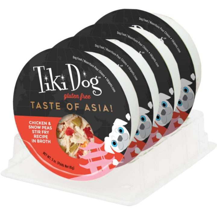 Tiki Dog Taste of the World Asia Chicken & Snow Peas Stir Fry Wet Dog Food