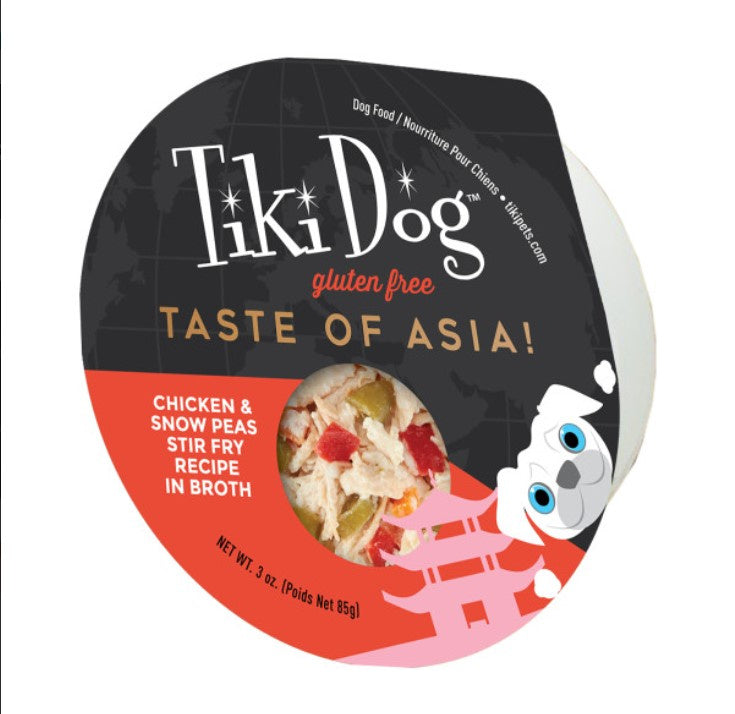Tiki Dog Taste of the World Asia Chicken & Snow Peas Stir Fry Wet Dog Food