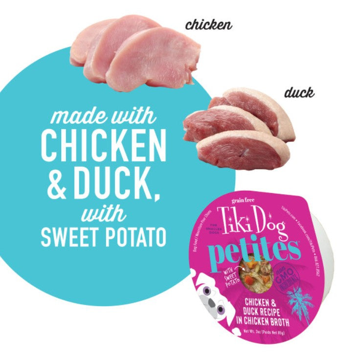 Tiki Dog Aloha Petites Chicken & Duck Wet Dog Food