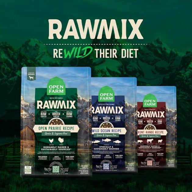 Open Farm RawMix Open Prairie Recipe Grain & Legume Free Dry Dog Food